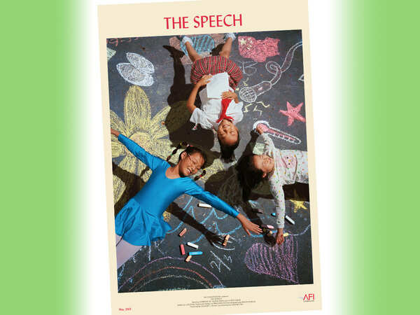 Poster of film 'The Speech' , where Shivangi was an Art director, Picture credit-Anton Shavlik