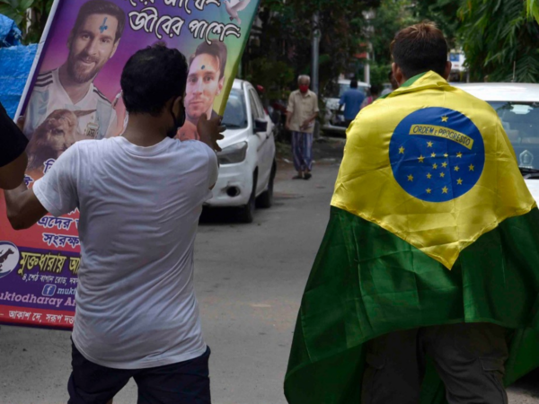 Kolkata fans hit the streets to celebrate Argentina's FIFA World