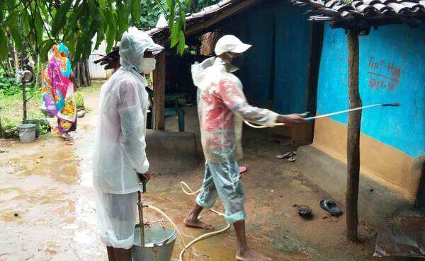 Raipur- Sanitization in Bastar