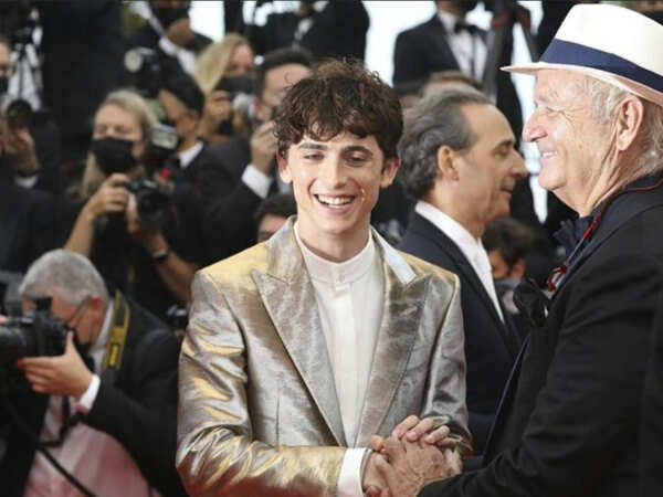 Chalamet with Bill Murray