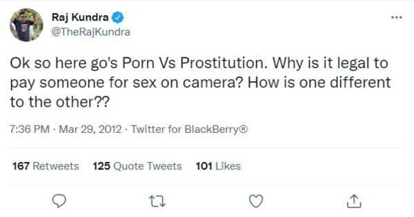 Raj Kundra old tweets