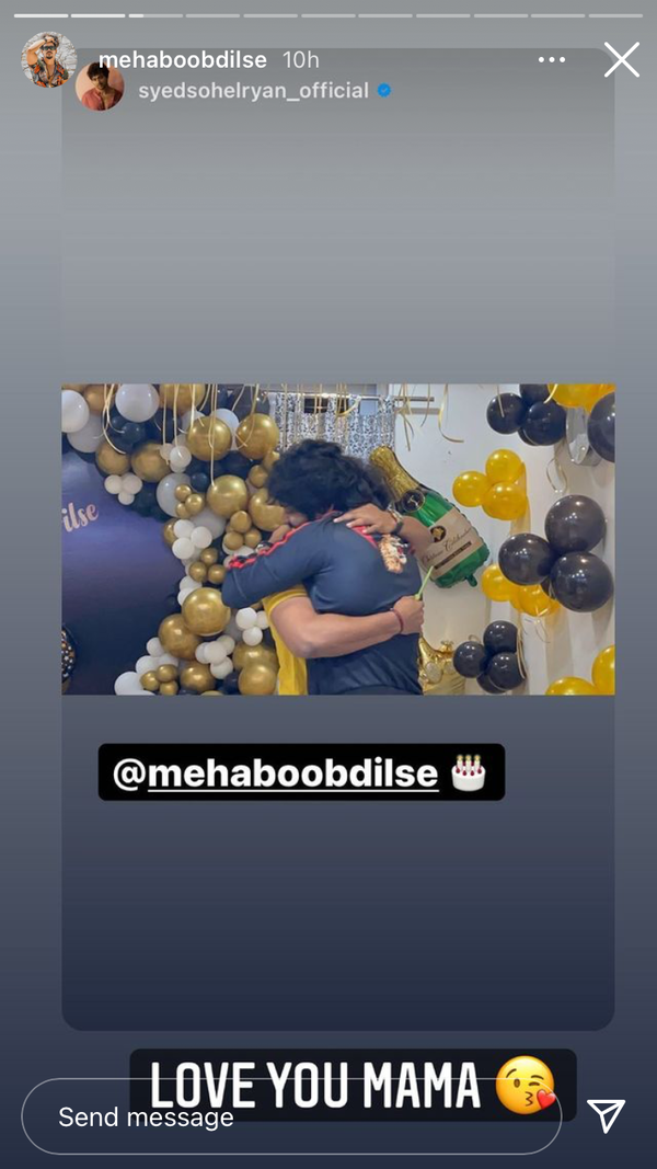 Sohel wishes Mehaboob