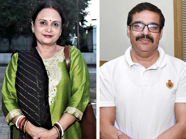 (L) Achla Bose (R) Anand Gupta (BCCL/ Vishnu Jaiswal)