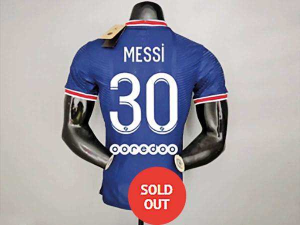 PSG 21/22 Kit: How much does Messi's number 30 shirt cost?