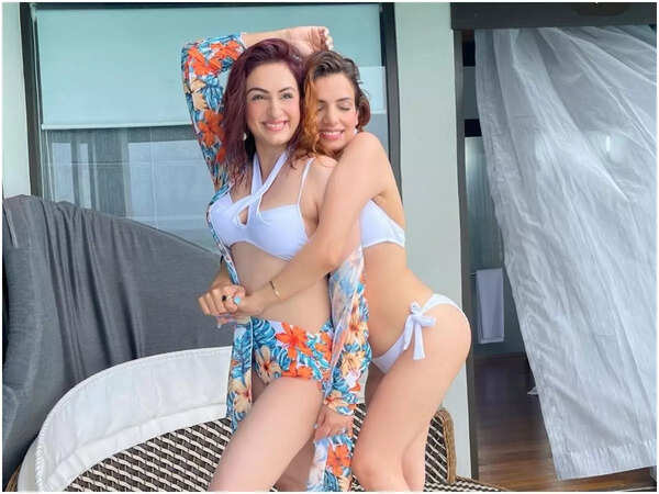 Akriti with Sukriti Kakar