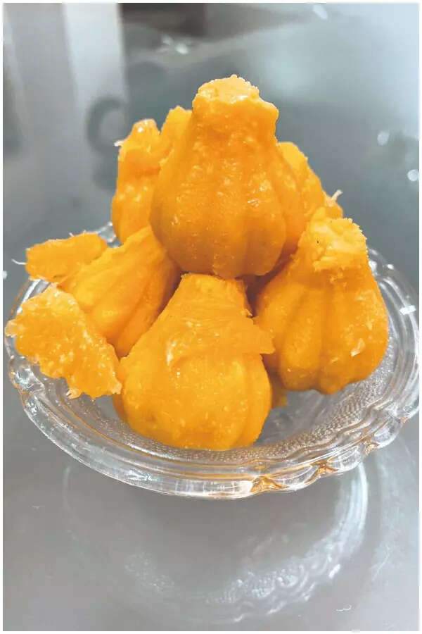 orange modak recipe
