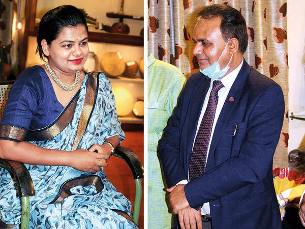 (L) Shyama Kumari (R) Sunil Kumar (BCCL/ Arvind Kumar)