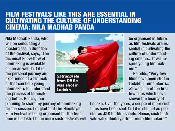 The line-up includes a masterclass on direction by Nila Madhab Panda, editing by Priya Krishnaswamy, documenting wildlife by Nallamuthu and acting by Phonsok Ladakhi.