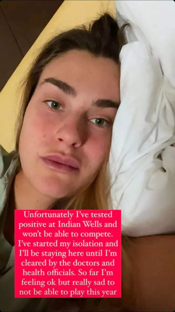 Aryna Sabalenka tests positive for Covid-19, out of Indian Wells ...