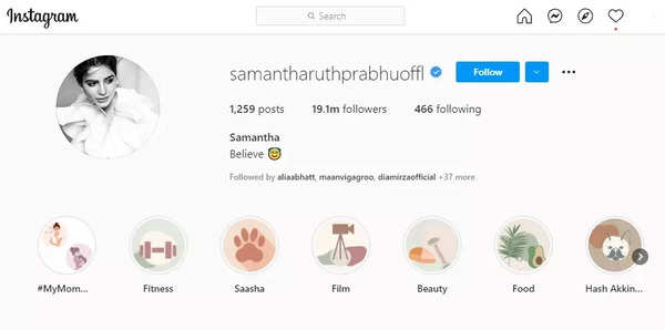Samantha drops 'Akkineni' from Twitter, Instagram user names