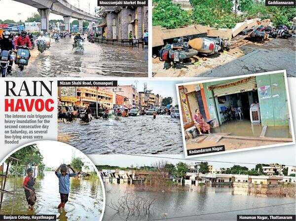 Thunderbolts jolt Hyd, rain pain back after break