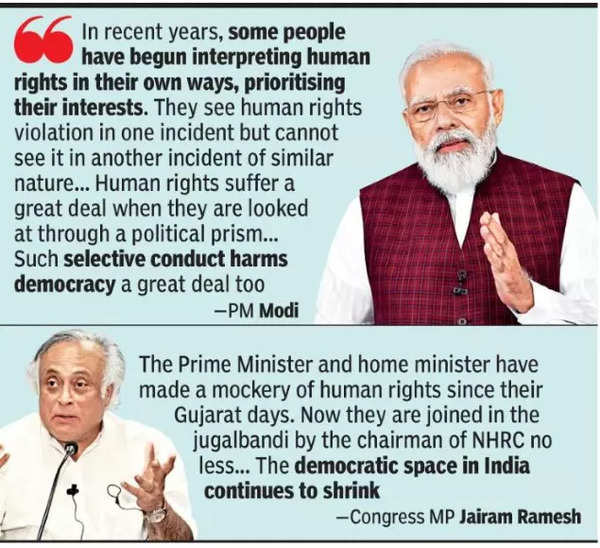 Some Trying To Dent Indias Image In Name Of Human Rights Pm Narendra