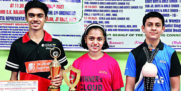 Samarth, Sahana claim top honours