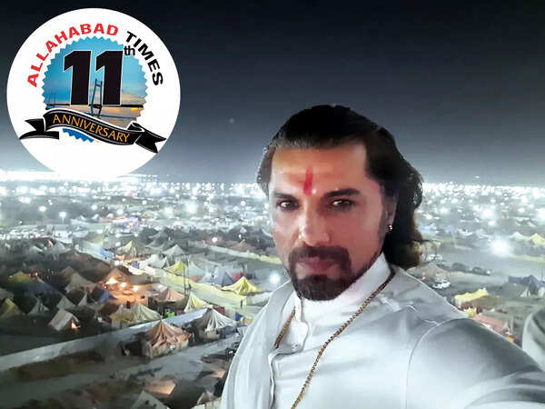 Sky is the Limit: Chetan Hansraj in the Magh Mela area for shooting of Mann Ki Awaaz Pratigya 2