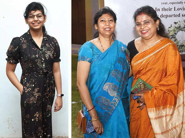 (L) Sinjini Bhattacharya (R) Sonali Bhattacharya and Anjali Bose (BCCL/ Vishnu Jaiswal)