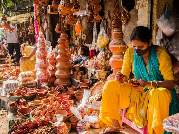 Hauz Rani Market Seller