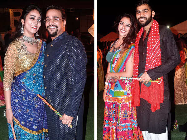 (L) Rishka Rathi Kabra and Shubham Rathi (R) Riya Sood and Rishabh Pathak (BCCL/ IB Singh)