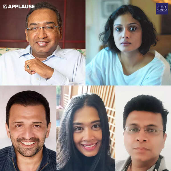 Sameer Nair (Top Left) Shirsha Guha Thakurta (Top Left) Atul Kasbekar, Swati Iyer and Tanujj Garg