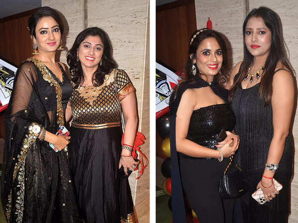 (L) Palak Agarwal and Sakshi (R) Prachi Vasdhani and Manisha (BCCL/ IB Singh)