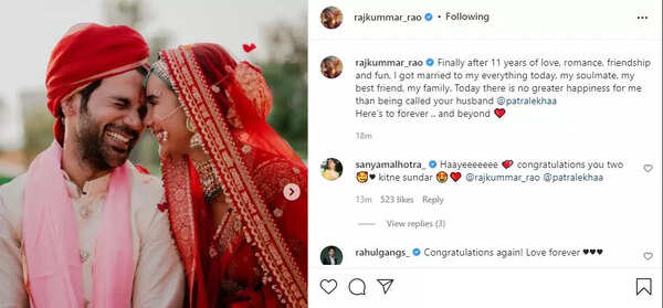 rajkummar rao and patralekhaa wedding