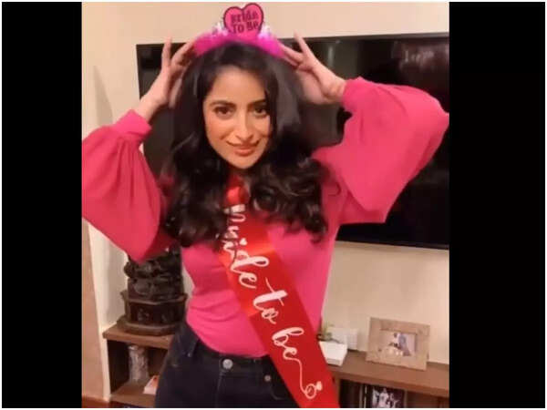 Aishwarya Sharma enjoying her bachelorette