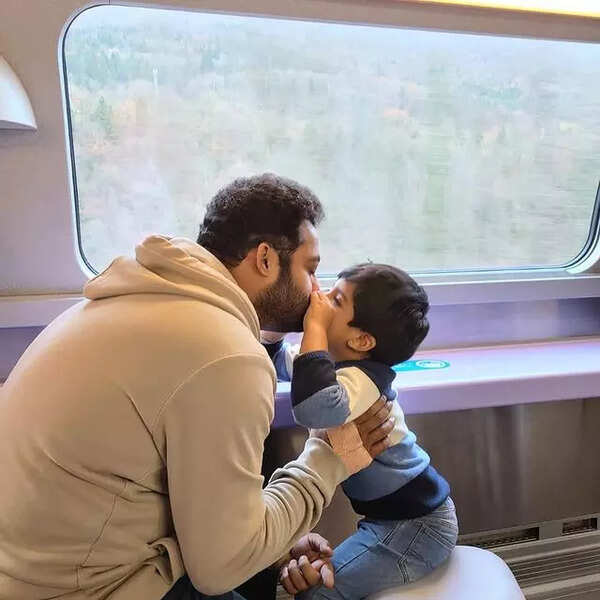 Jr ntr with his kids