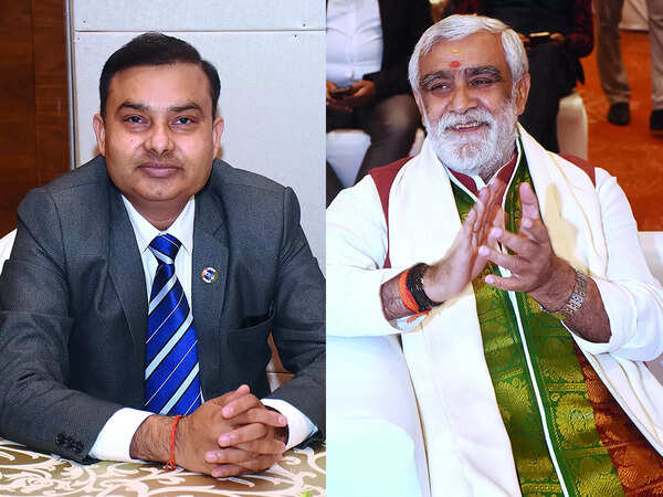 (L) Atul Srivastava (R) Ashwini Kumar Choubey (BCCL/ Vishnu Jaiswal)