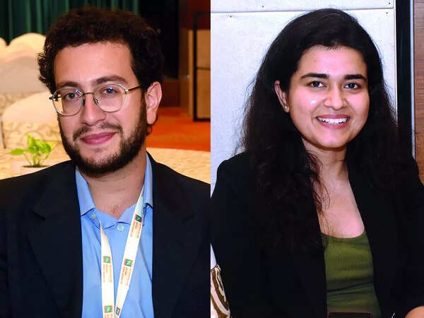 (L) Nicolas El hayek (R) Tithi Kumar (BCCL/ Vishnu Jaiswal)