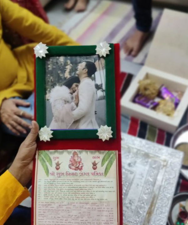 Watch actress Denisha Ghumra and musician Balraj's wedding invitation video  here! | Gujarati Movie News - Times of India