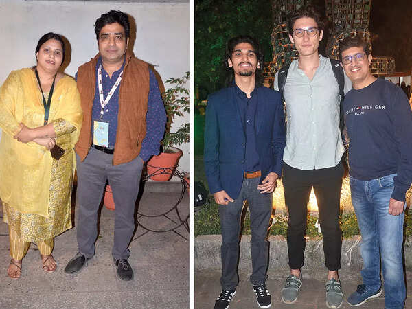(L) Bhawana Mishra and Rohit Tandon (R) Dhruv, Dr Aleaxandra and Dr Manish Mahendra