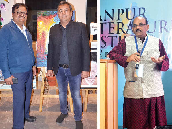 (L) Dr Arunesh Singh and Dr Amit Shukla (R) Dr Sanjay Garg