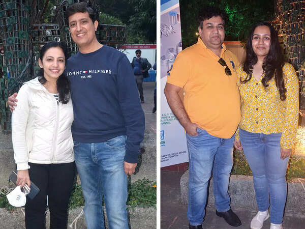 (L) Dr Shally and Dr Manish Mahendra (R) Dr Vikram Singh and Dr Moomal Singh