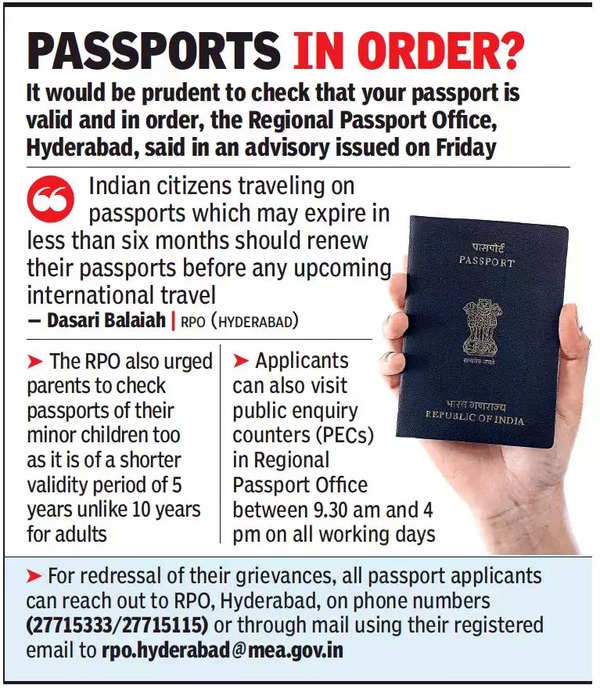 passport validity for travel india