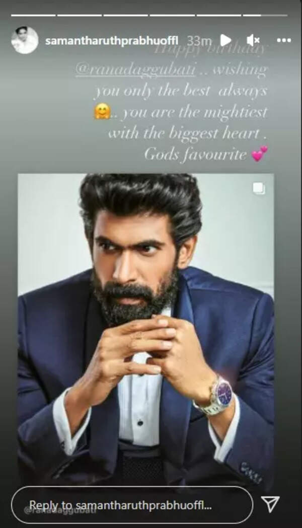 Samantha wishes Rana