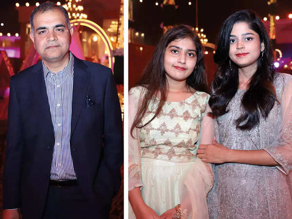(L) Ali Hasnain (R) Falak Fatima and Rifa Fatima (BCCL/ Aditya Yadav)