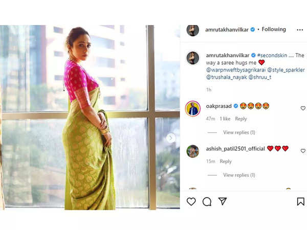 tejaswini pandit share bold photo in green dress with funny diwali caption  goes viral kpw 89|