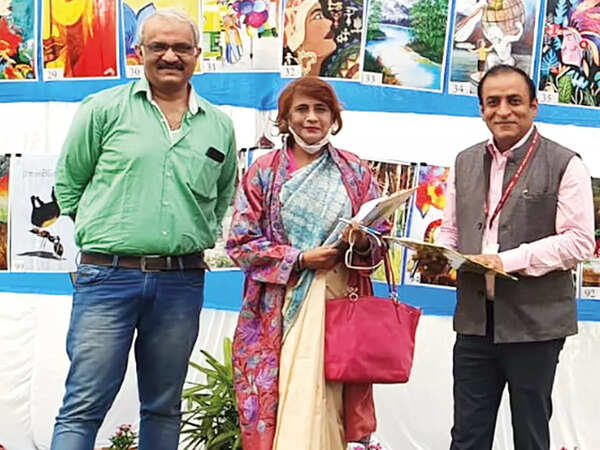 (L-R) Pankaj Gupta, Kalpana Choudhry and Amrit Abhijat (BCCL/ Vishnu Jaiswal)