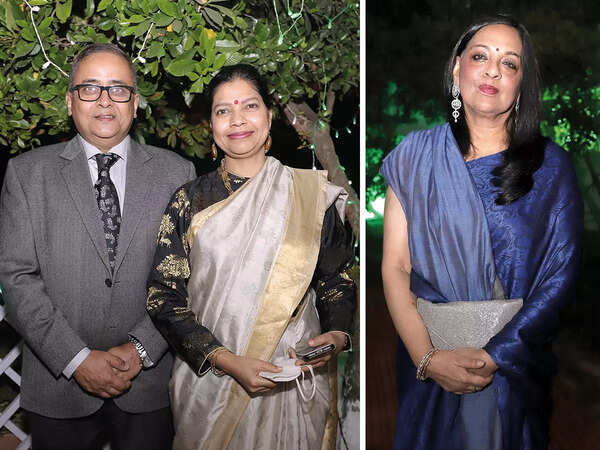 (L) Beena and Jayant Krishna (R) Nimmi Dube (BCCL/ Aditya Yadav)