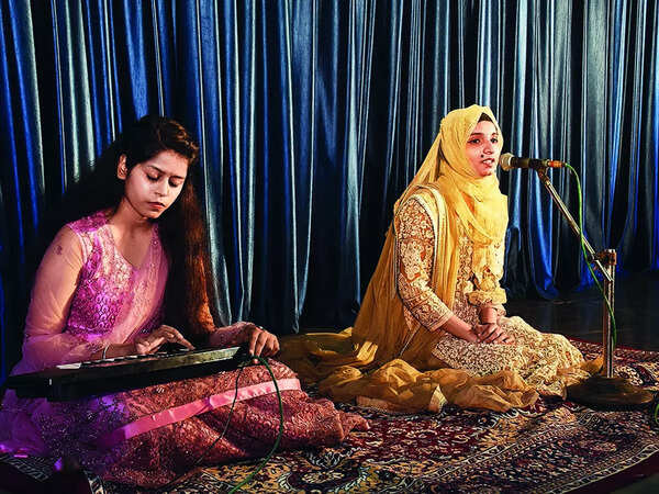 Ankita Rai (L) and Wafa Mirza (BCCL/ Vishnu Jaiswal)