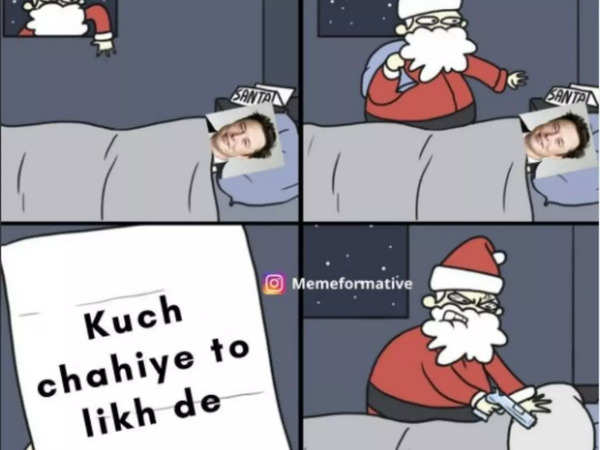 Christmas Wishes, Messages & Memes | 10 funny Christmas 2022 memes, wishes  and messages to wish your friends, family and colleagues | - Times of India