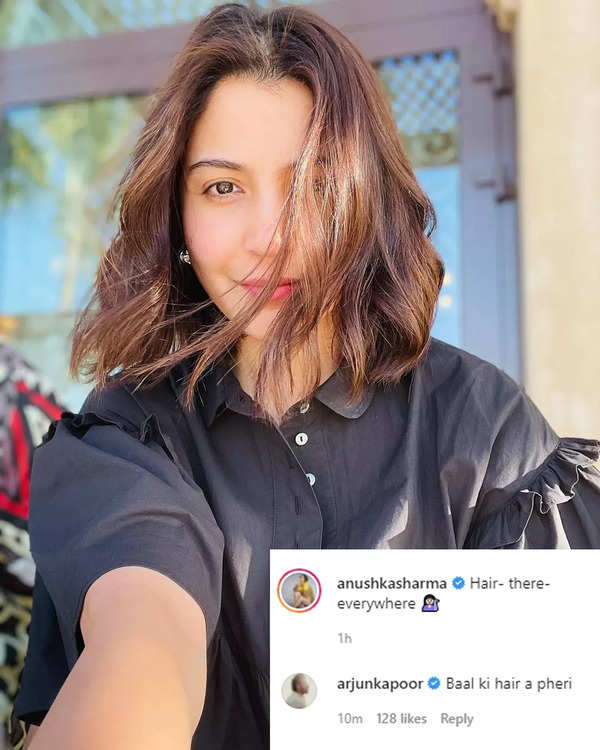 Anushka Sharma drops charming selfies on Instagram, Arjun Kapoor calls it  'Baal ki hair a pheri' | Hindi Movie News - Times of India