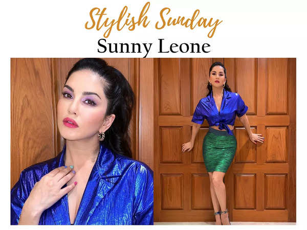 StylishSunday: Malavika Mohanan's faux leather midi dress to Sunny Leone's  disco-themed ensemble - the best fashion moments from M-Town