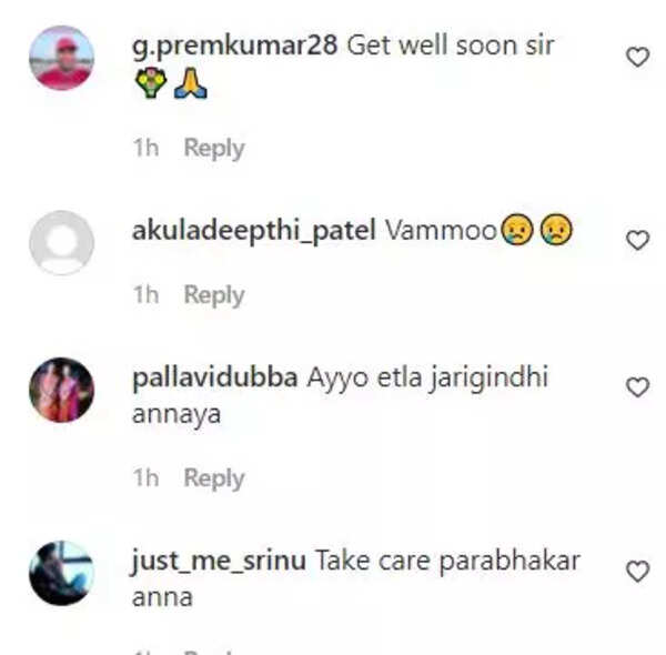 Fans wish speedy recovery