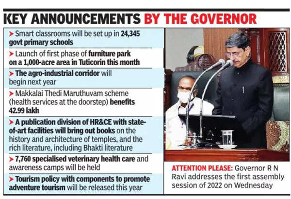 Tamil Nadu governor R N Ravi asks Centre to release NDRF funds soon ...