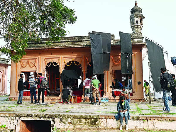 Shooting of film Hasal inside Chet Singh Fort (BCCL/ Arvind Kumar)