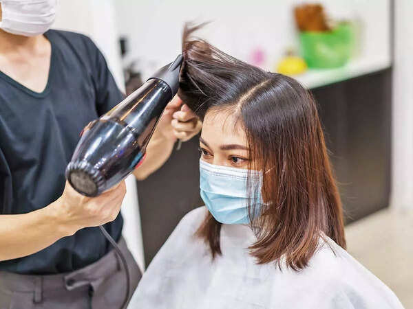 Customers prefer contactless services as COVID cases rise again, say NCR salon owners - Times of India Customers prefer contactless services as COVID cases rise again, say NCR salon owners - Times of India