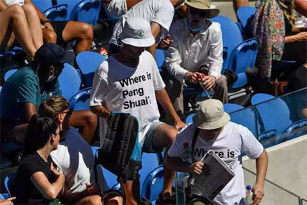 How The 'Where Is Peng Shuai?' T-shirt Rule Has Rocked The Australian ...