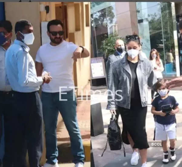 Kareena Kapoor and Saif Ali Khan take little Taimur to school, but not  without a quick lunch outing | Hindi Movie News - Times of India