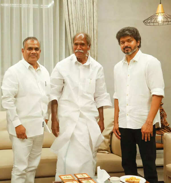 Puducherry CM with Vijay