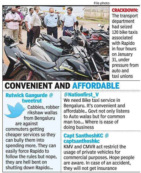 Commuters caught in the crossfire of bike-taxi controversy